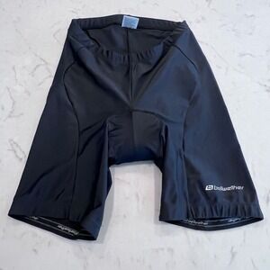 Bellwether Mens Black Padded Cycling Shorts‎ Style 0352 Size L